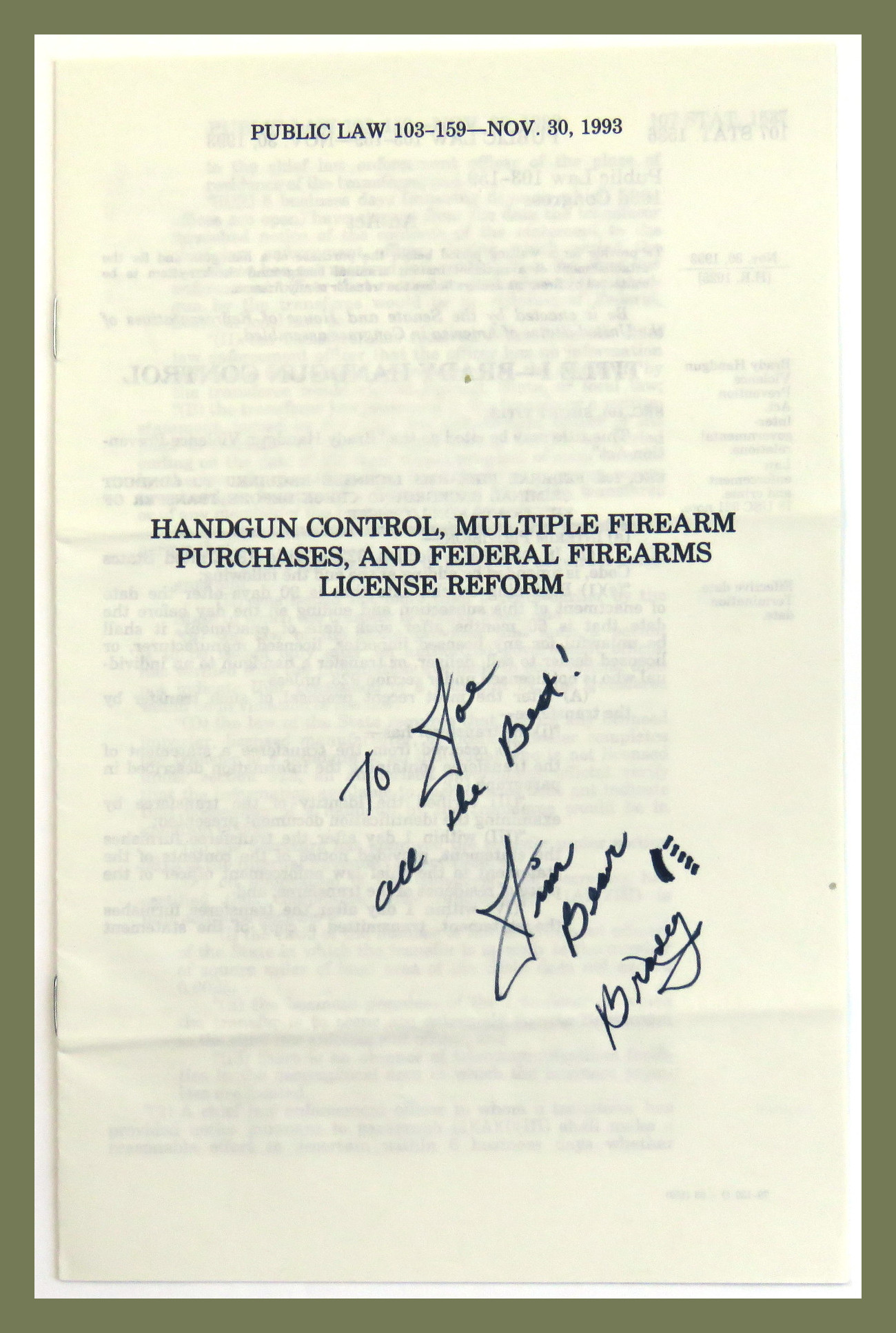 Historical Paper and Artifacts